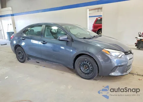 2016 Toyota Corolla z USA, uszkodzony, nr VIN 2T1BURHE9GC594363